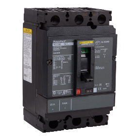 Schneider Electric Molded Case Circuit Breaker; 3-Pole; 60A; 600VAC/250VDC; 35kA @ 480VAC; Bus Bar (no lugs); UL 489